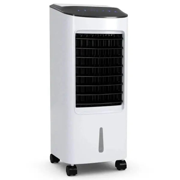 Costway Compact Evaporative Cooler with Humidification, Remote Control & Washable Filter