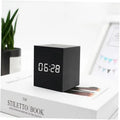 Digital LED Alarm Clock with Date, Temperature, and Snooze Function