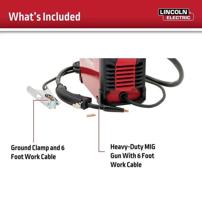 Lincoln Electric Weld-Pak 90i FC Flux-Cored Wire Feed Welder – No-Gas Setup (Model K5255-1)