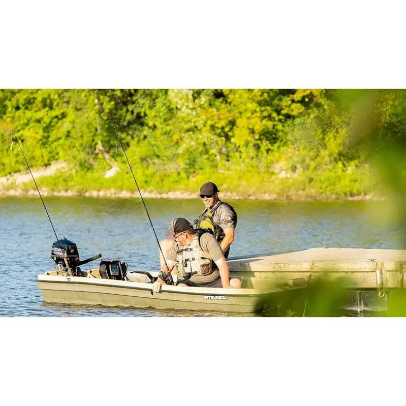 Pelican Intruder 12-Foot Jon Boat – Lightweight Aluminum Fishing Vessel