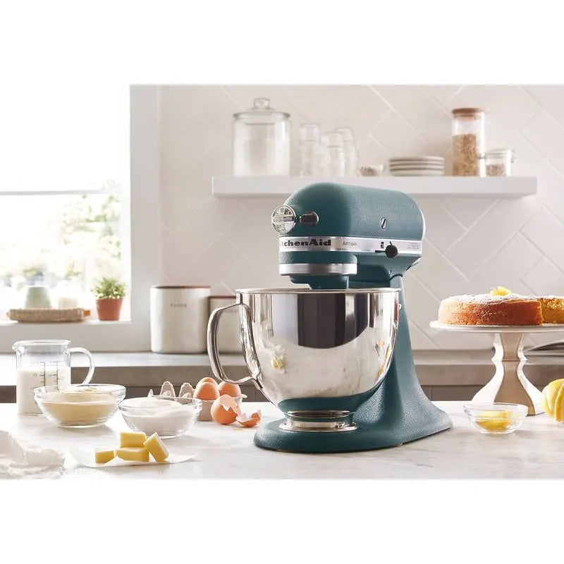 KitchenAid Artisan 10-Speed Stand Mixer – Hearth Hand Finish in Magnolia, Includes Accessories