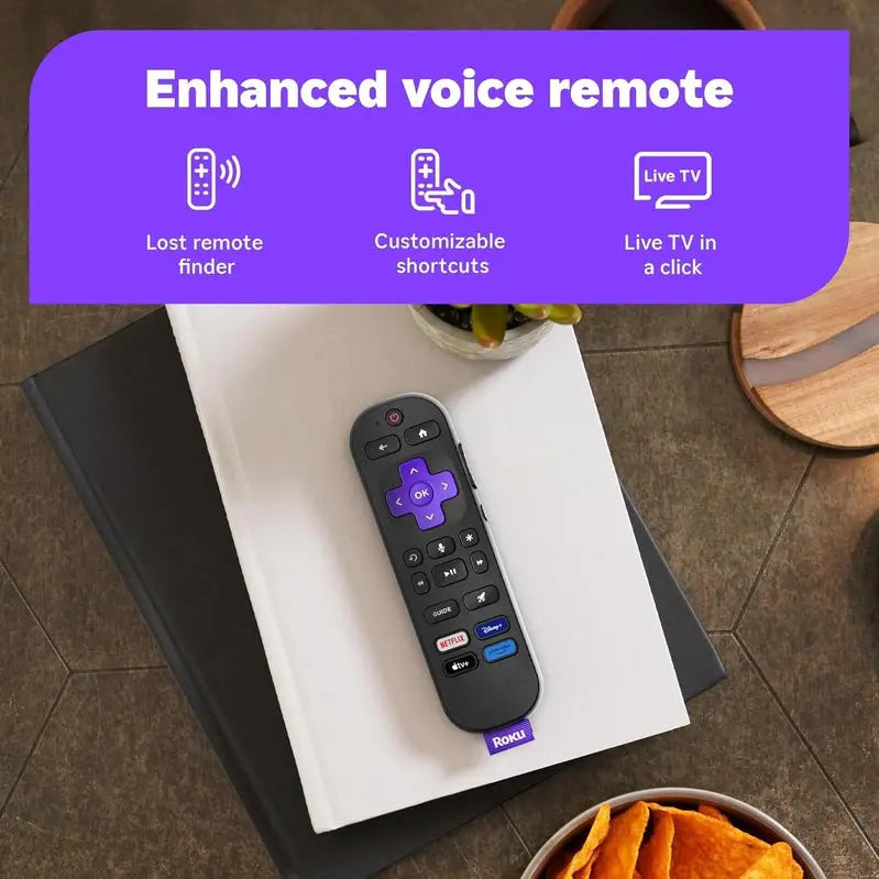 Roku Select Series 50-Inch 4K HDR Smart TV – Voice Remote, Streaming Ready, Slim Design