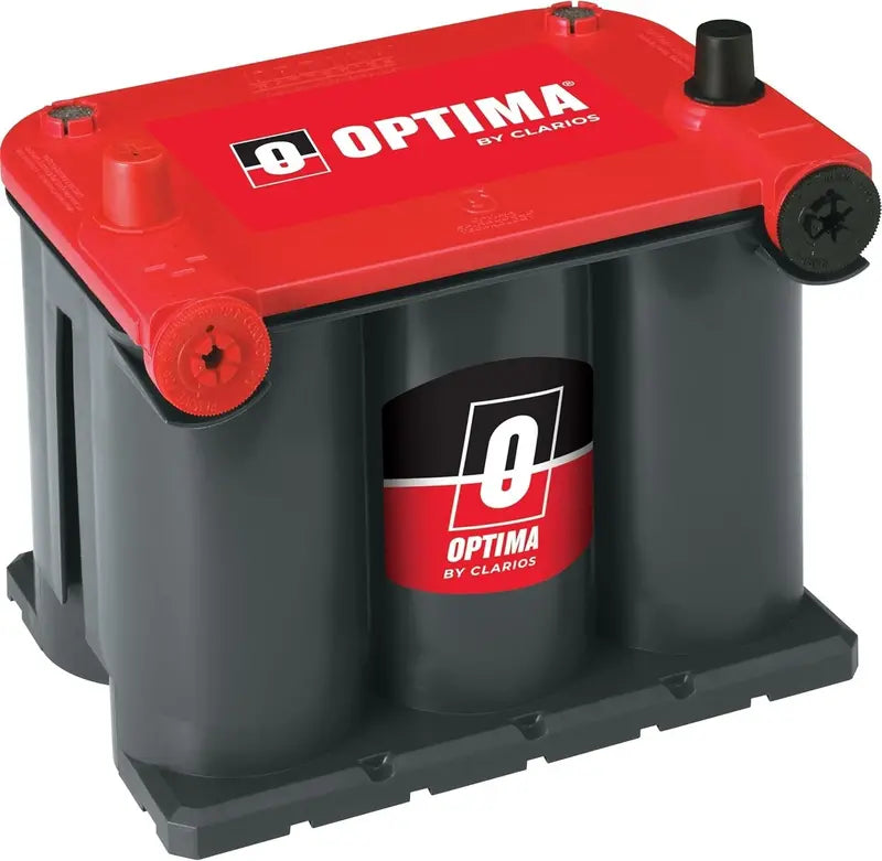 OPTIMA RedTop AGM Battery – 12V Automotive Starter Battery with 720 Cold Cranking Amps and Dual Terminal Options