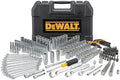 DEWALT 247-Piece Mechanic Tool Set – 1/4, 3/8, 1/2 in. Drive SAE Ratchets, Sockets, Wrenches, Hex Keys – Chrome Finish (DWMT81535)