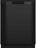 GE 24" Black Front Control Built in Dishwasher