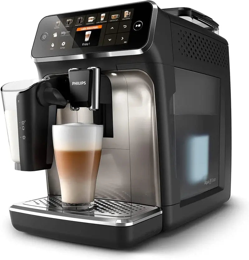 Philips 5400 Series Fully Automatic Espresso Machine with LatteGo Milk System