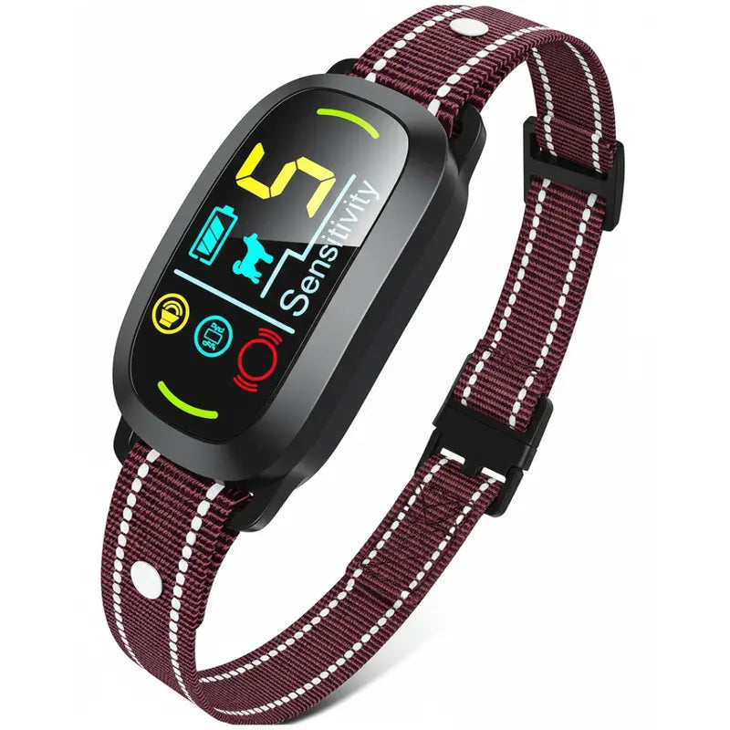 Smart Bark Training Collar for Dogs with Customizable Modes and Sensitivity Settings