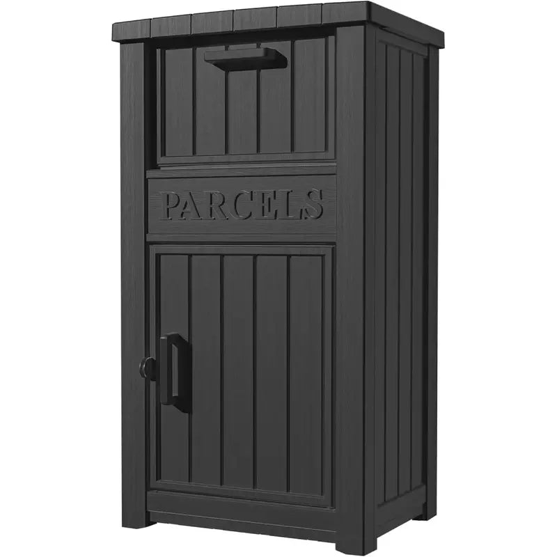 LHBGO Secure Outdoor Package Delivery Box – Lockable, Weatherproof Mail & Parcel Storage Unit