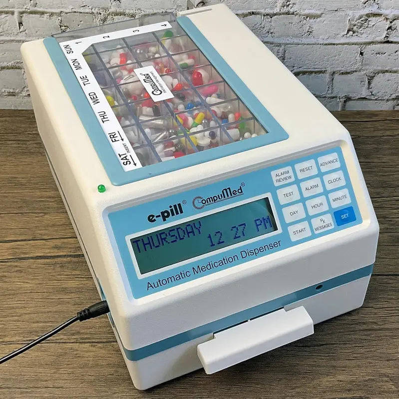 CompuMed Smart Pill Dispenser – Locking, Scheduled Dose Delivery System