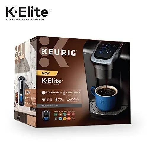 Keurig K-Elite Single-Serve Coffee Maker with Iced Coffee Setting and Brew Strength Control