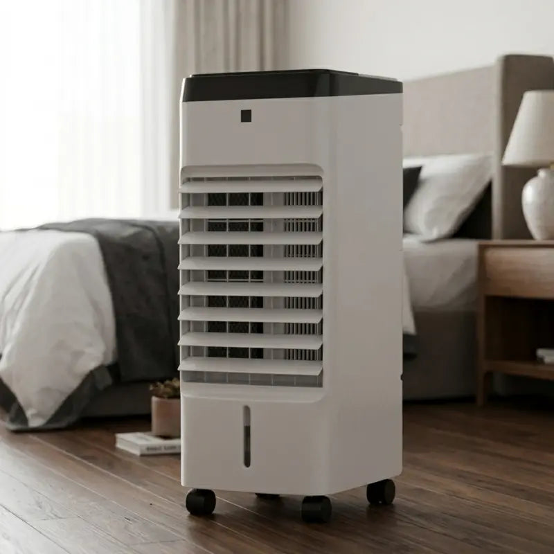 Compact Evaporative Cooler with Full-Function Remote and 12-Hour Timer