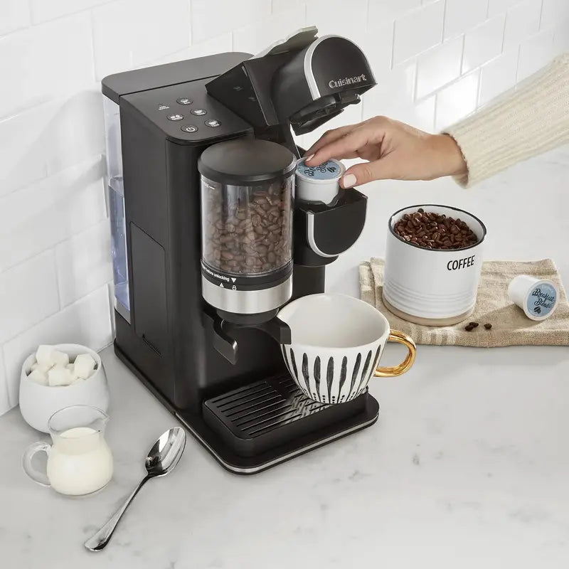 Cuisinart Single-Serve Coffee Maker with Integrated Grinder