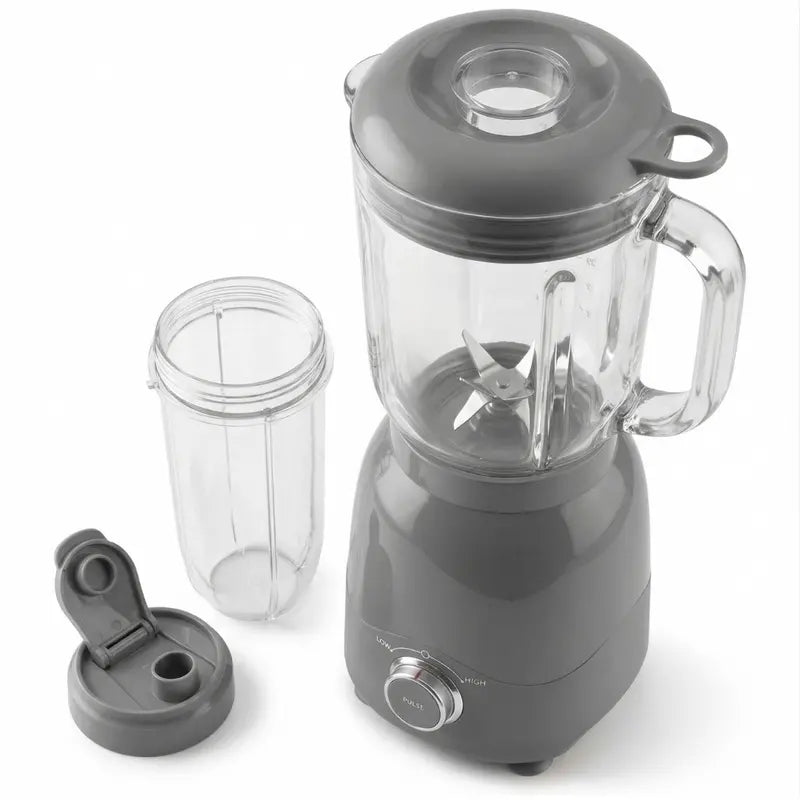 Compact 600W Multi-Function Blender Set – 48oz Pitcher + 16oz Travel Cup