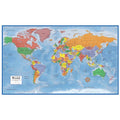 Swiftmaps World Premier Wall Map Poster Mural 24H x 36W Laminated