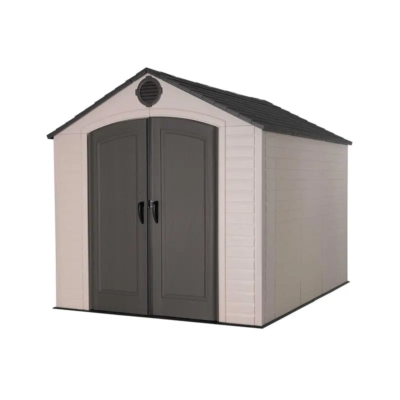 Lifetime Outdoor Storage Shed – 8 ft. x 10 ft. Weather-Resistant Resin Build