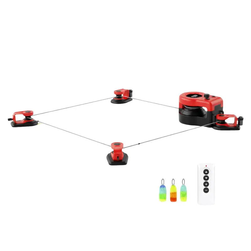 Interactive Remote-Controlled Cat Toy with Modular Rope Track, Feather Attachments, and Speed Variability