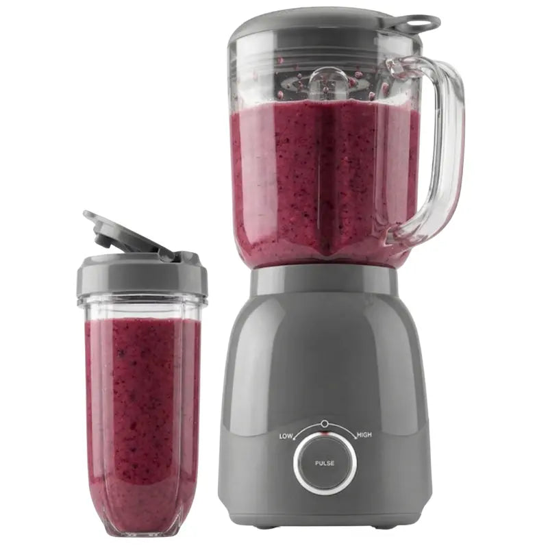 Compact 600W Multi-Function Blender Set – 48oz Pitcher + 16oz Travel Cup