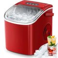 KISSAIR Compact Ice Maker – 26 lbs/Day Countertop Unit with Self-Cleaning Function