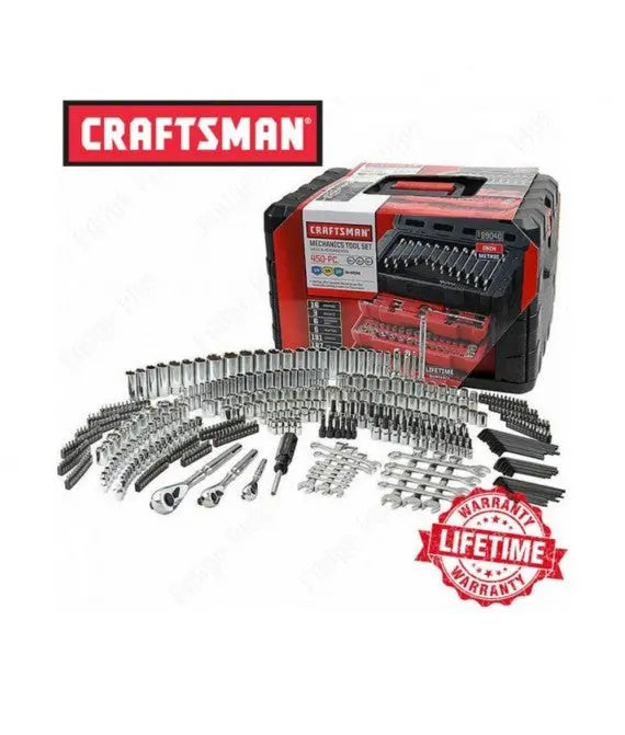 Craftsman 450-Piece Professional Mechanics Tool Set – Ratchets, Sockets, Wrenches & Accessories