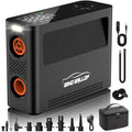 Portable Rechargeable Tire Inflator for SUP, Bike, Car & Motorcycle – 150 PSI Electric Air Pump with 9 Auto Modes & Fast 3X Inflation