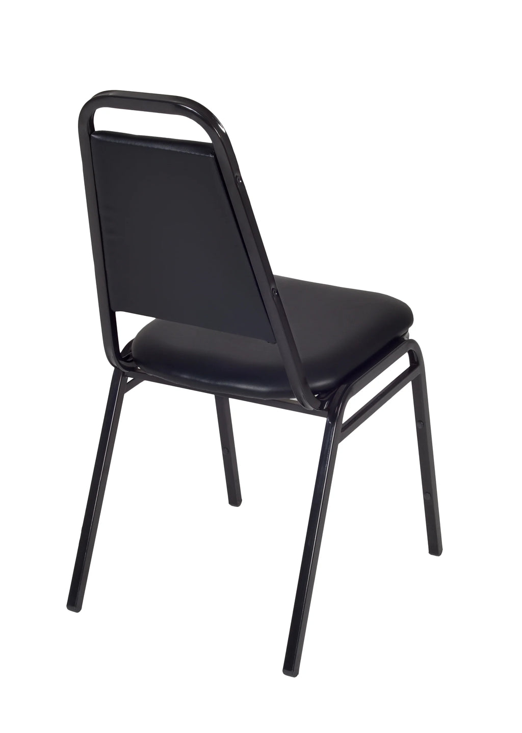 Regency Restaurant Stack Chairs, Black, PK40 8029BK40PK