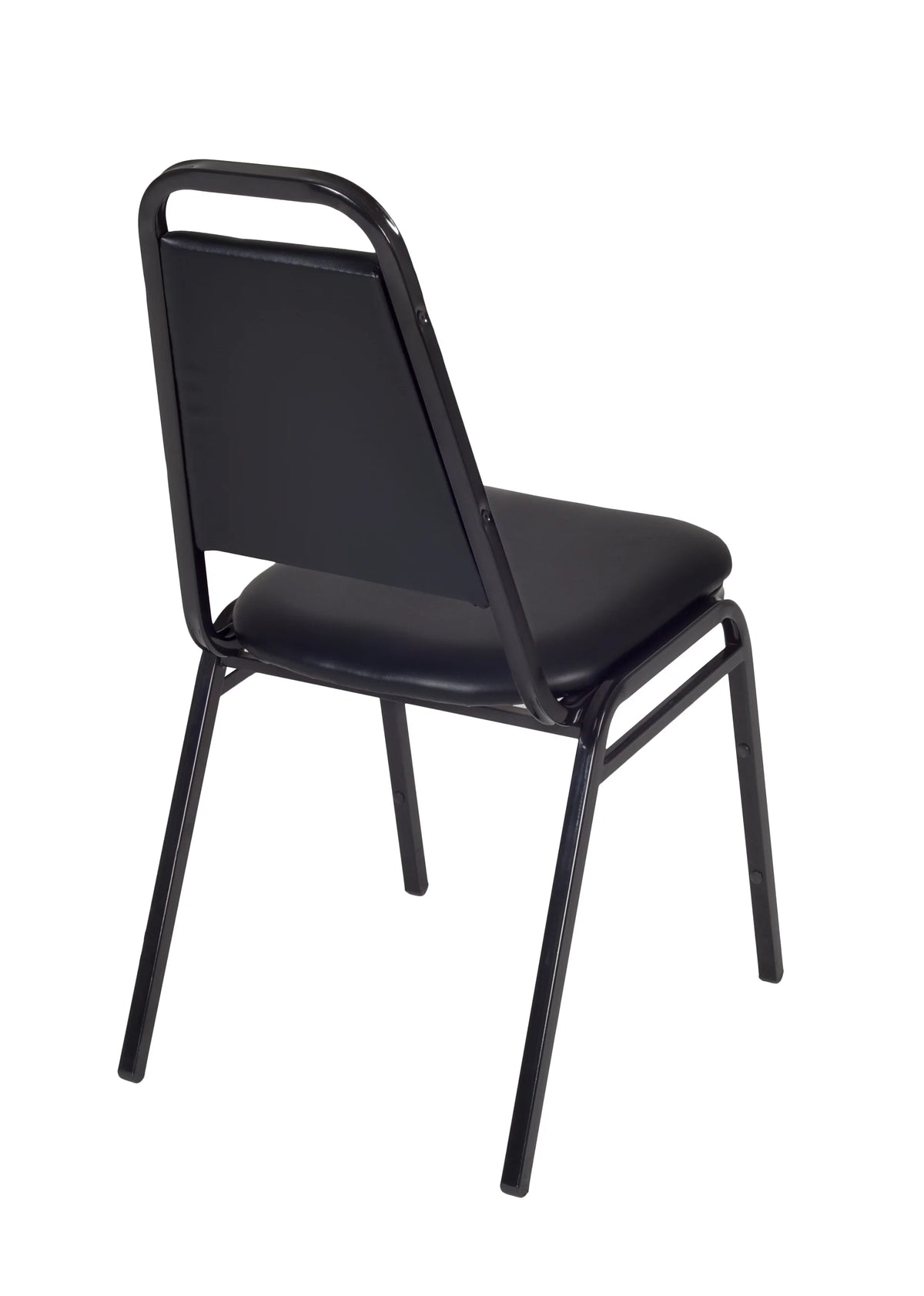 Regency Restaurant Stack Chairs, Black, PK40 8029BK40PK