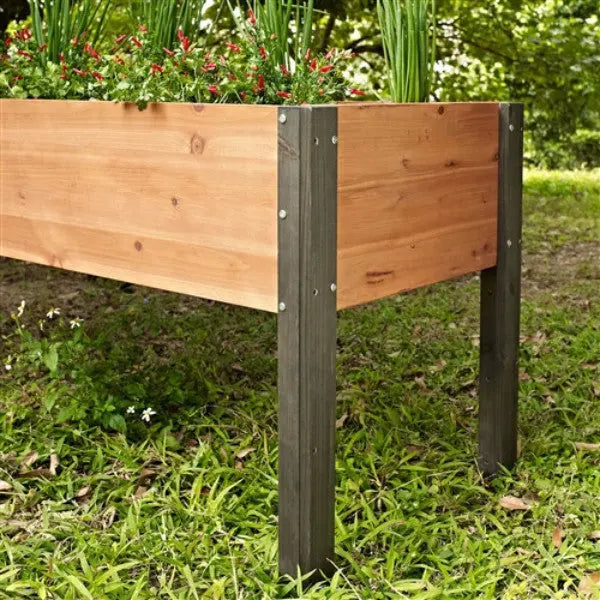 Large Raised Garden Bed Planter – 70 x 24 x 29 Inch Tall Outdoor Grow Box