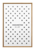 Vossington Beveled 24x36 Oak Frame - Light, Natural Wood Picture Frame for Wall - Fits 1 Photo, Poster, or Art Print - 24 x 36 - Large Style