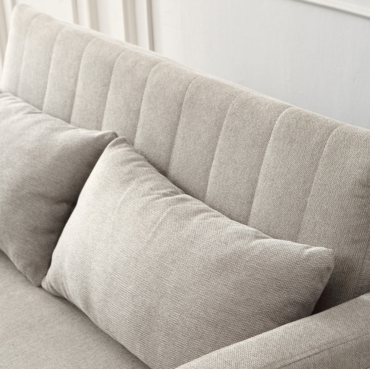 Noodeniya 54" Twins Pull Out Sofa Bed, Modern Convertible Sleeper Couch, Fabric Loveseat for Small Place, Light Gray