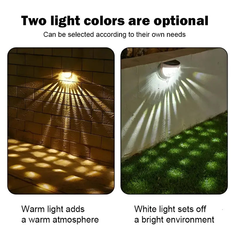 Solara Solar Wall-Mounted Garden Lamp – Energy-Efficient Outdoor Lighting for Vertical Spaces