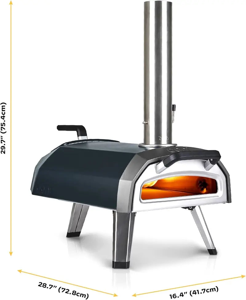 Ooni Karu 2 Multi-Fuel Pizza Oven — Wood & Gas Capable with Included Pizza Stone