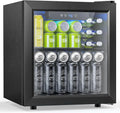 Electactic 3.2 cu. ft. Beverage Cooler – 130-Can Mini Fridge with Drink Refrigeration