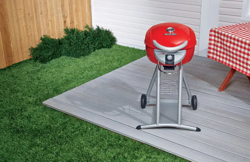 Compact Red Electric Bistro Patio Grill