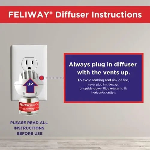 Felivay MultiCat 30-Day Calming Pheromone Refill – 3 Pack