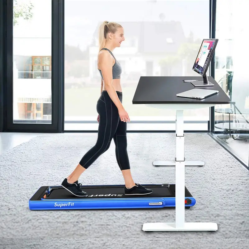 Smart Under-Desk Treadmill – 2.25HP Folding Model with App Connectivity