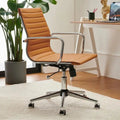 LUXMOD Ribbed Ergonomic Office Chair – Breathable Mesh Back & Adjustable Seat